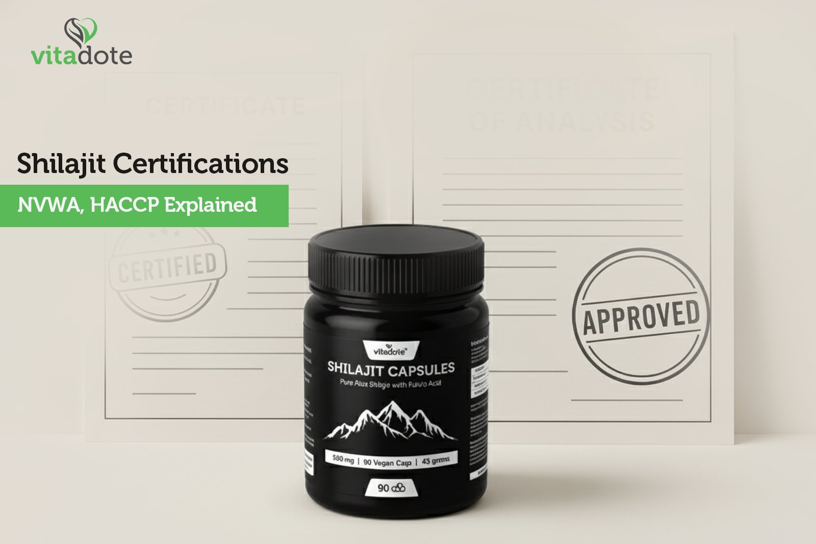Shilajit Certifications: NVWA, HACCP Explained