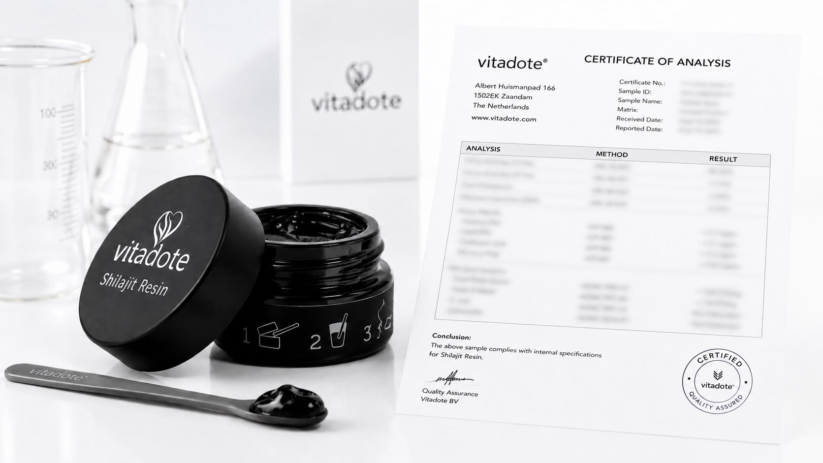Shilajit Resina Comprar 2026: Vitadote Resina Pura + COA Lab-Testado