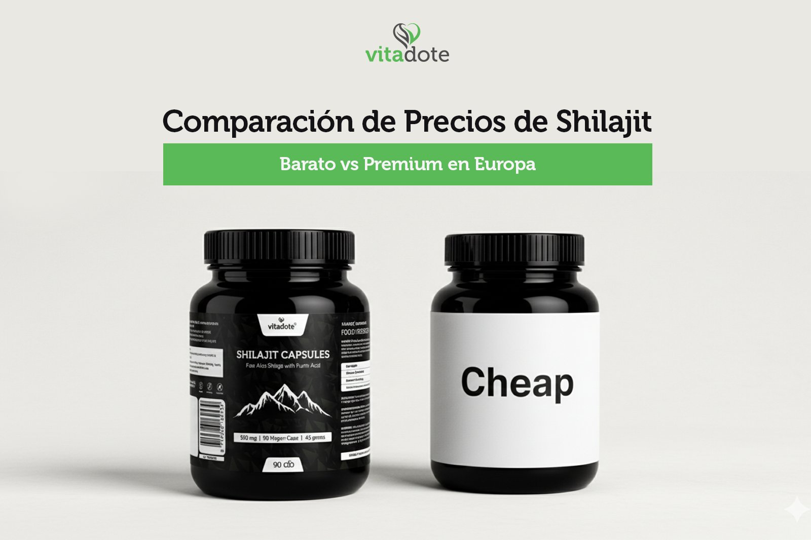 Precios Shilajit: Barato vs Premium en Europa