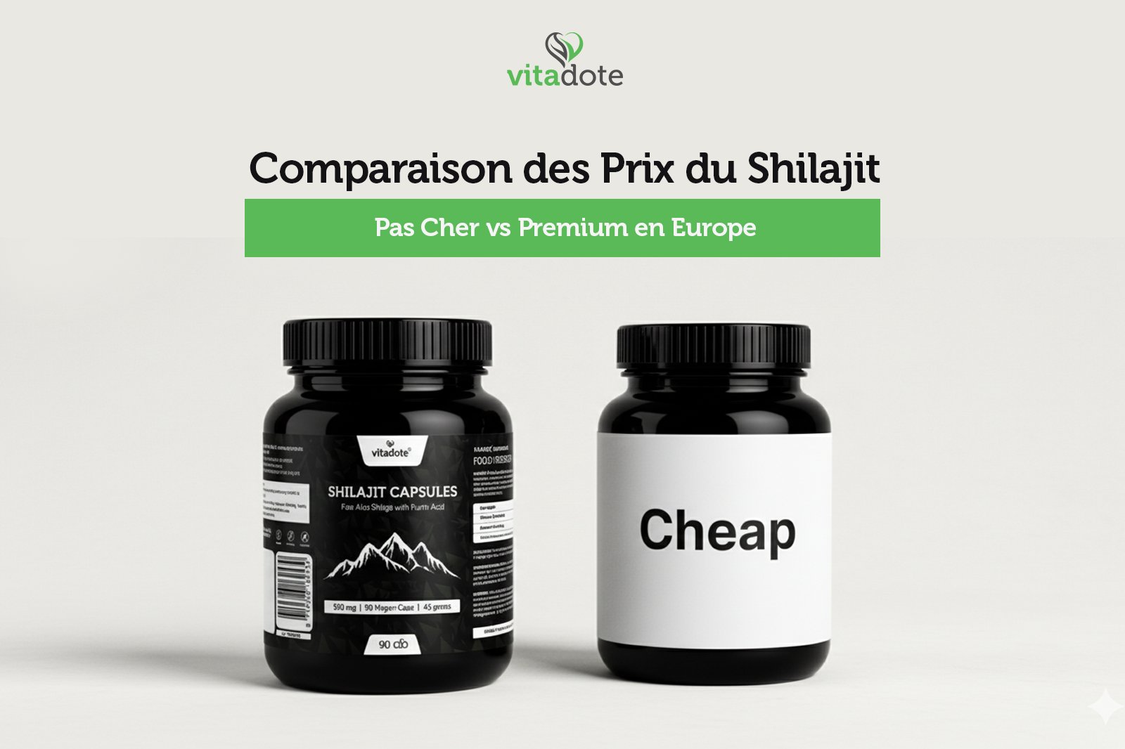 Prix Shilajit : Pas Cher vs Premium en Europe