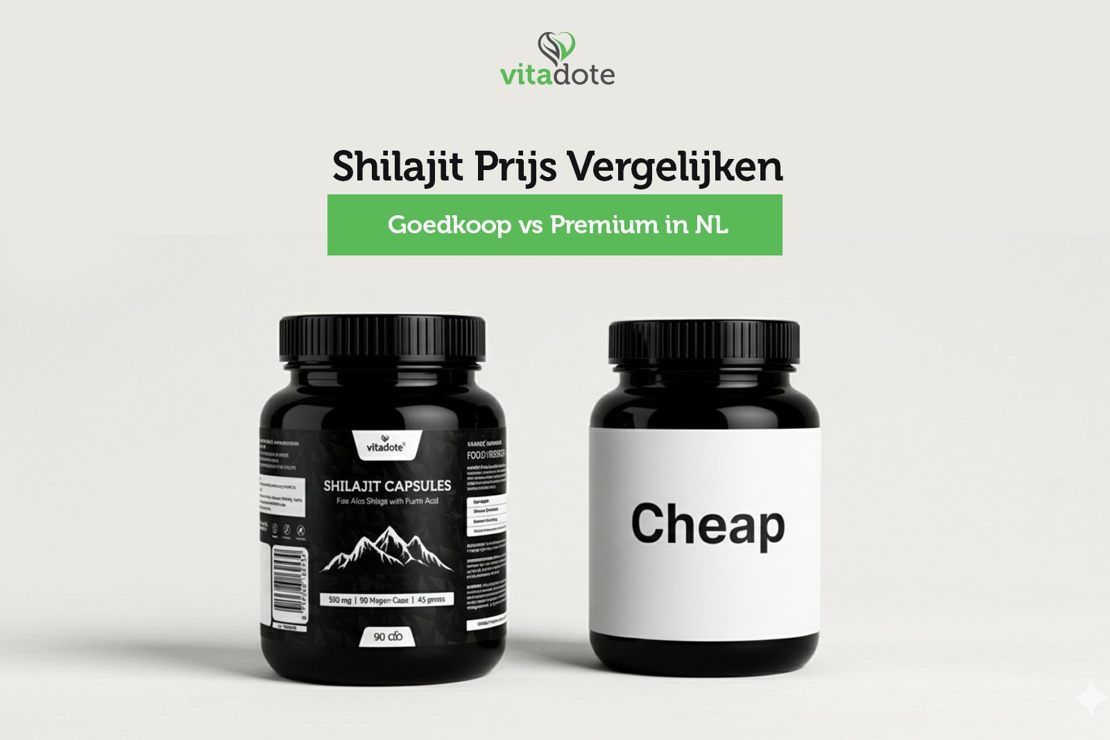 Shilajit Prijs Vergelijken: Goedkoop vs Premium in NL