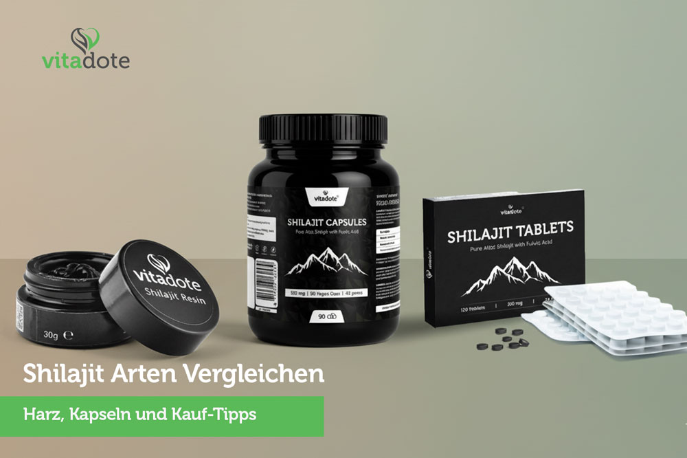Shilajit Arten Vergleichen: Harz, Kapseln und Kauf-Tipps