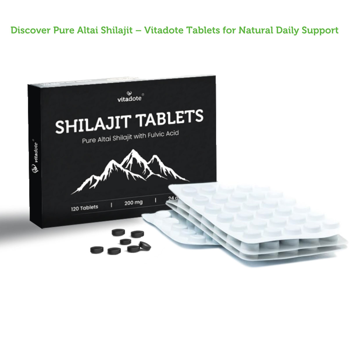 Vegan Altai Shilajit tablets pure supplement