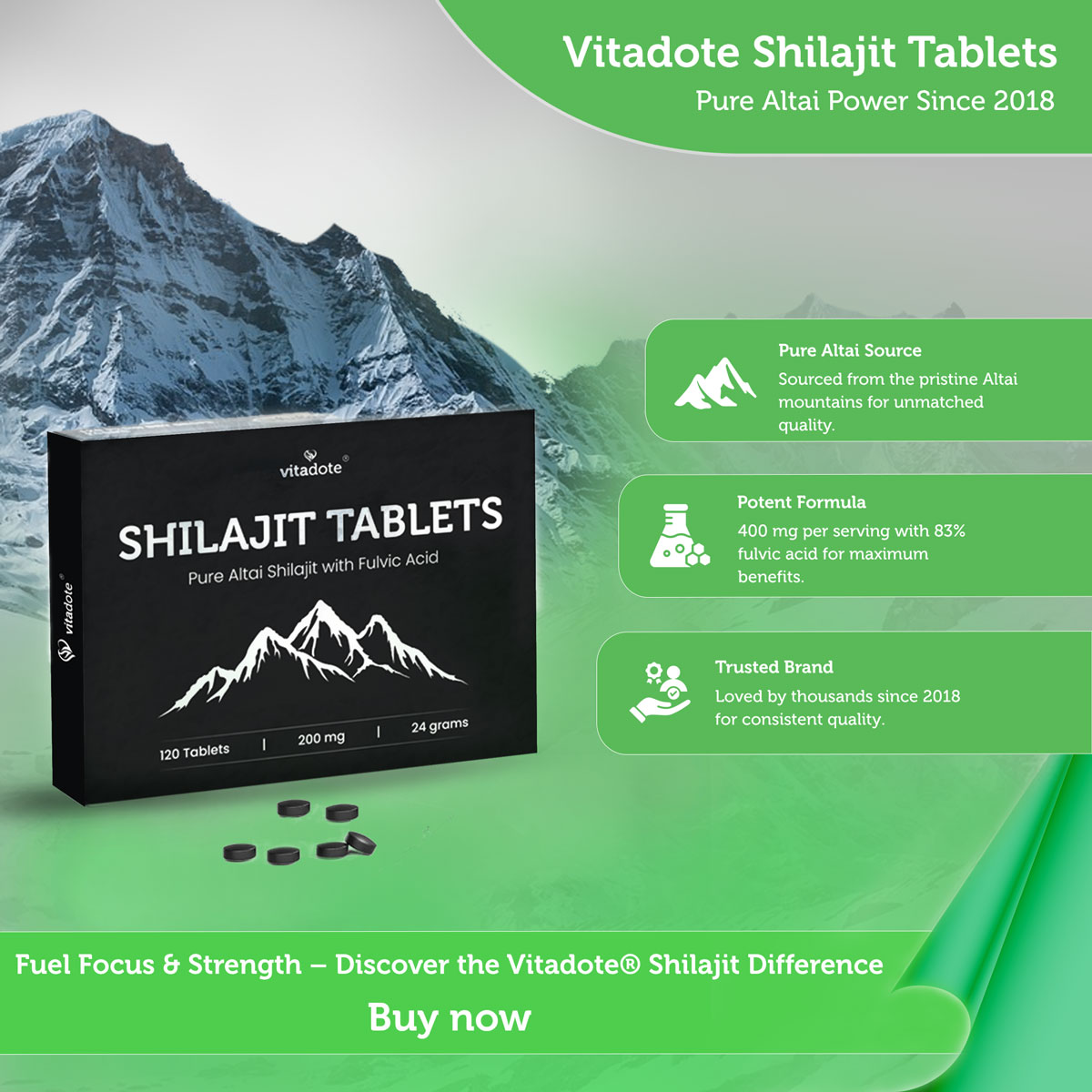 Trusted Shilajit brand since 2018 UK