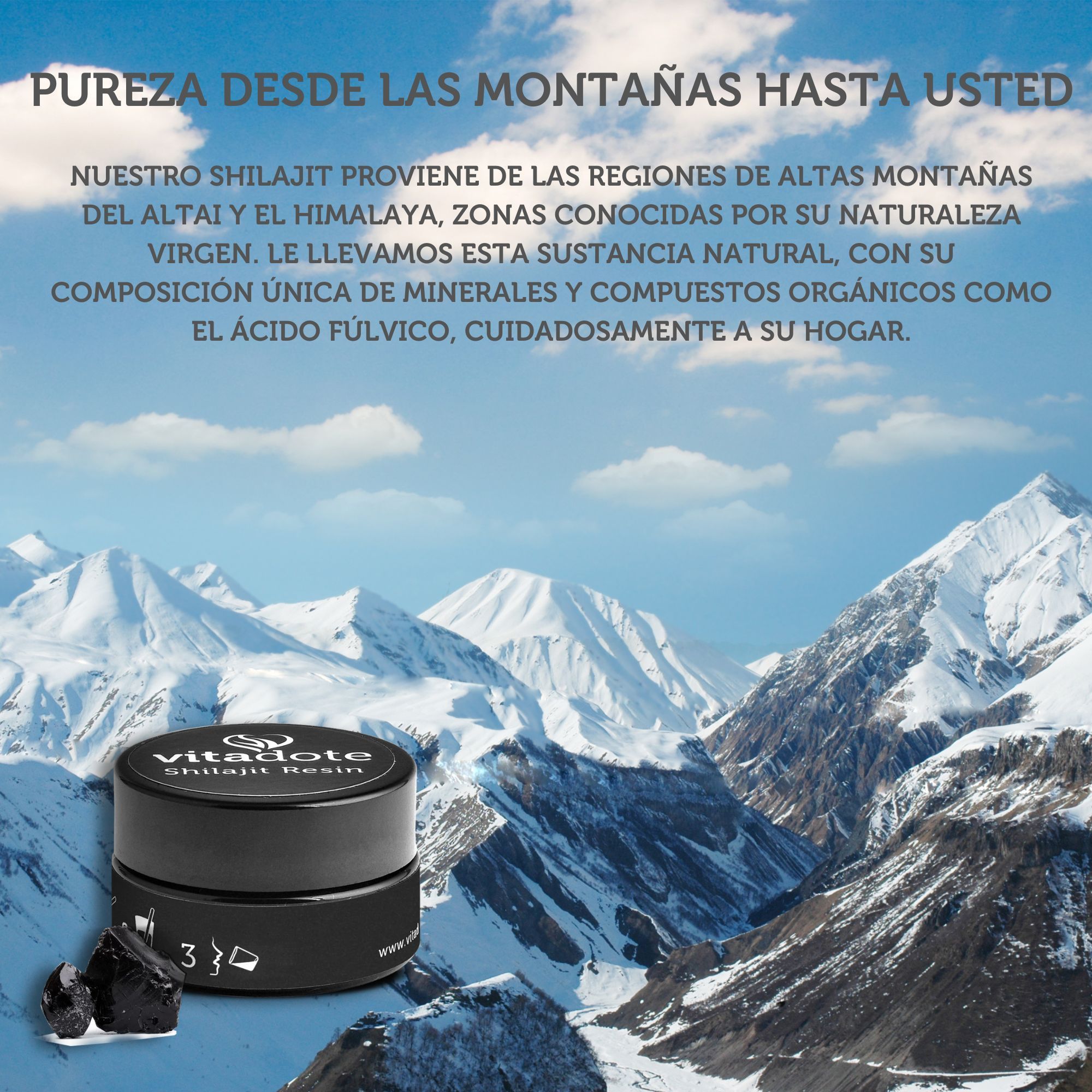 Shilajit para antienvejecimiento y salud de la piel