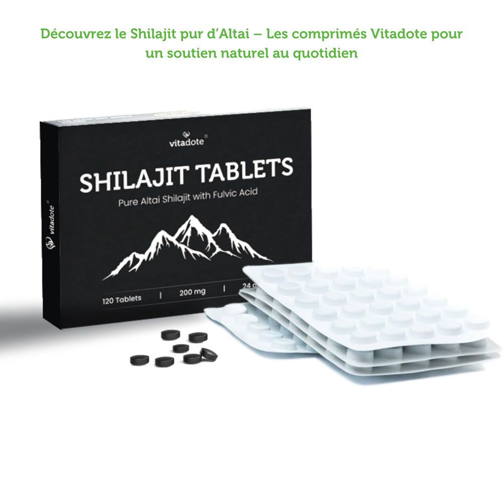 Shilajit végan, supplément naturel Altai