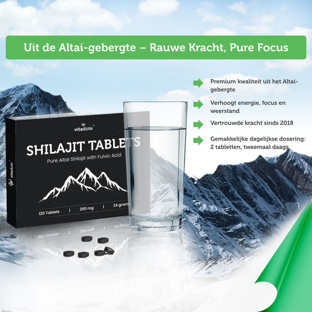 Shilajit dagelijkse dosering 400 mg